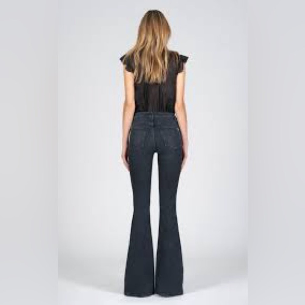 751 - Black Orchid NWT Women's Grey Jeans Flare, Size 27